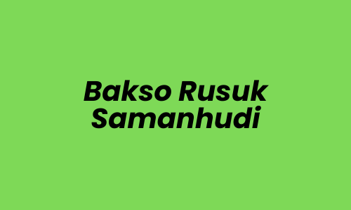 Lowongan Kerja Social Media Spesialist di Bakso Rusuk Samanhudi - Jakarta Pusat