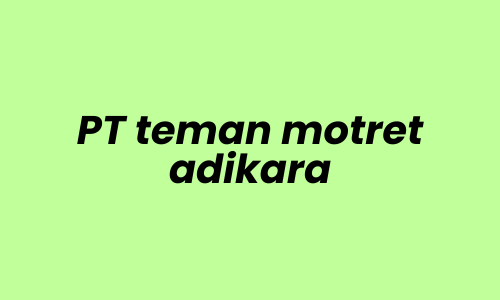 Lowongan Kerja Freelance Sales Representative di PT teman motret adikara - Tangerang